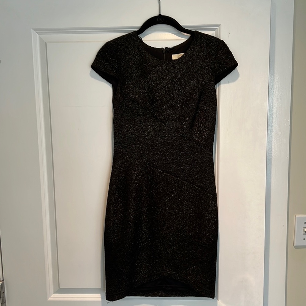 Shimmer Black Cocktail Dress